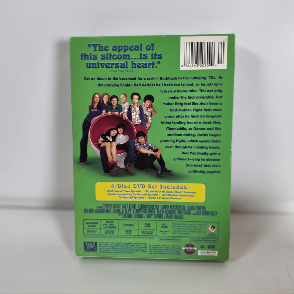 That 70s Show Season 3 DVD Box Set Complete 3rd Third Season 4-Disc Set 20th Fox - Picture 3 of 10